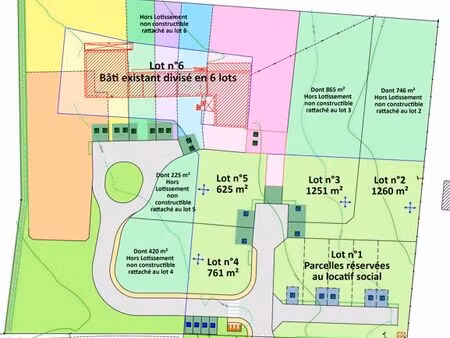 terrain 1 260 m² montmerle sur saone