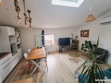 t3 rénové  lumineux avec grand garage