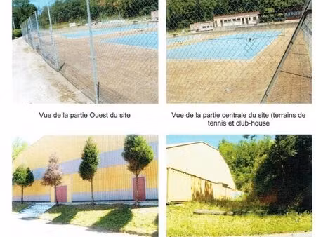 terrain local sportif et entrepot