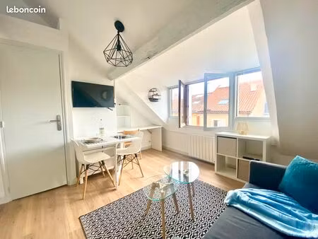 studio meublé rénové – centre-ville poitiers – 23 m² au sol