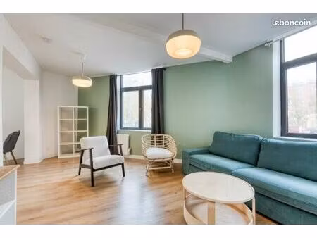 t2 meublé 42m² – quartier hommelet – disponible immédiatement