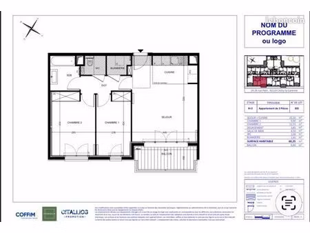 location appartement meublé t3