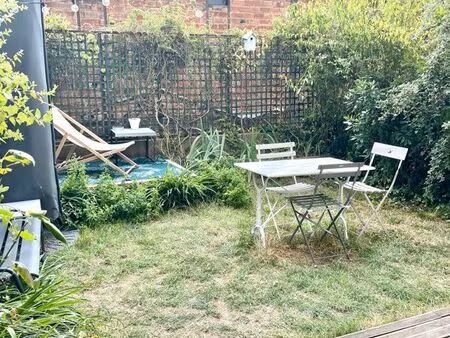 montrouge - 3 pièces rénové avec jardin privatif plein sud et parking