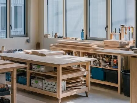 location d'établi dans atelier bois tout équipé