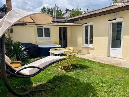 maison 3 pièces de plain-pied – 52 m² – jardin sans vis-à-vis