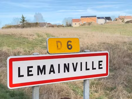vente terrain 586 m² à lemainville (54740)  59 000 €