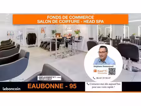 fonds de commerce 61 m² eaubonne