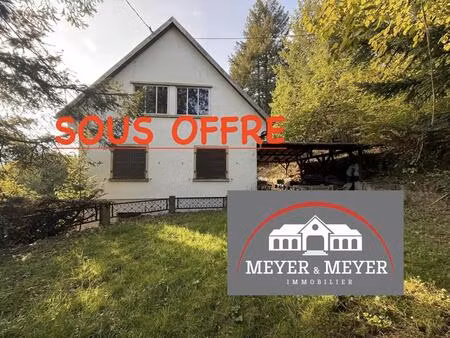 maison 5p sur les hauteurs à rénover forêt nature terrain 47 ares