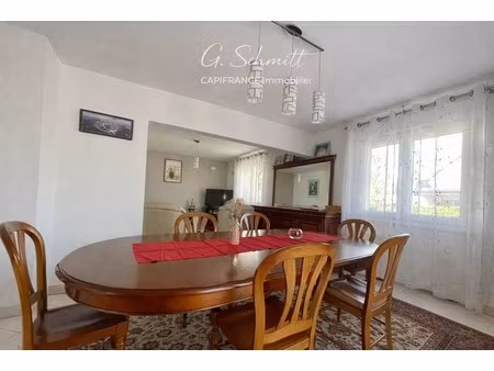 maison 5 pièces – 120 m² – jardin  terrasse et double garage – quartier calme à colmar à v