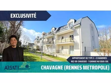 vente appartement 3 pièces à chavagne (35310) : à vendre 3 pièces / 56m² chavagne