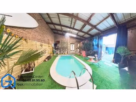 corps de ferme de 213 m² à carvin