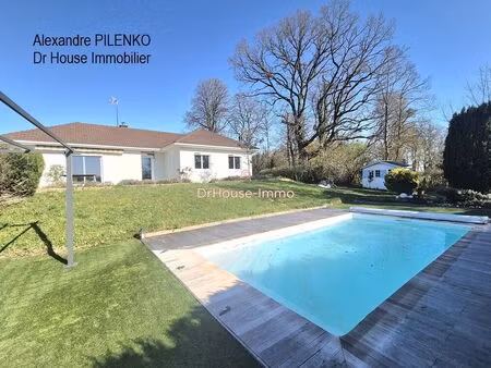 maison t6 - 127m2 - garage - piscine - terrain 1439m2 -