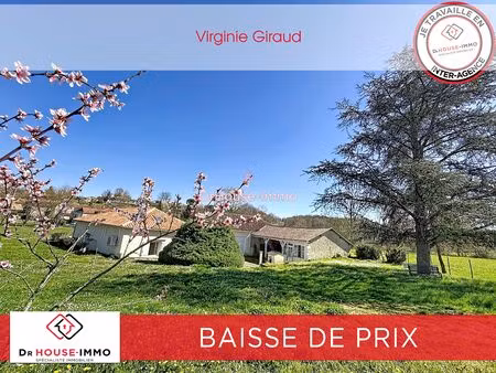 maison en pierre avec grand jardin  granges et dépendances