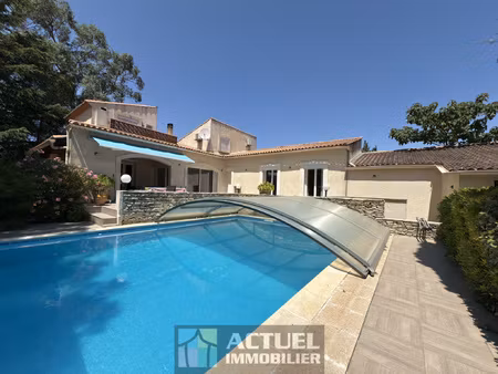 a vendre à 20 minutes de montpellier  maison avec piscine su