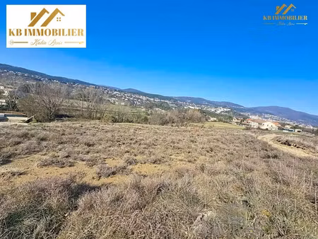 vente terrain à batir 1601 m² à saint-priest (07000)  99 000 €