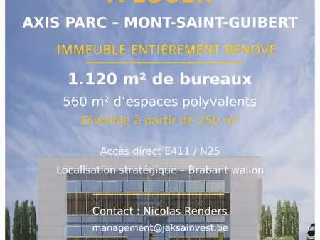 immeuble de bureaux à louer - divisible à partir de 250 m2