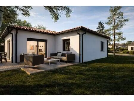 terrain avec maison neuve à vendre