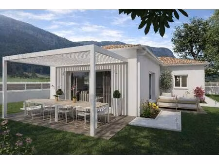 terrain avec maison neuve à vendre