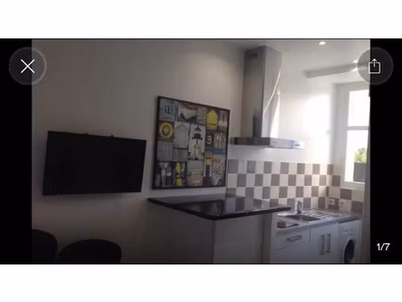 location meublée appartement 1 pièce 15 m² à biarritz (64200)  590 €