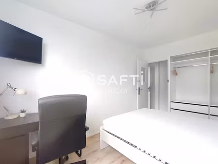 location meublée appartement 5 pièces 77 m² à saint-martin-d'heres (38400)  440 €