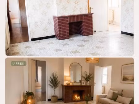 appartement de 91 m2 à rénover  à deux pas de la mer