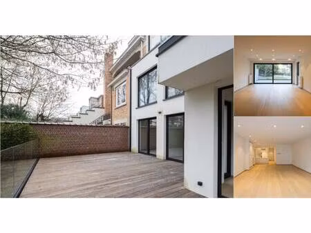 rez-de-chaussée à vendre avec garage et terrasse   ixelles (vbe00033)