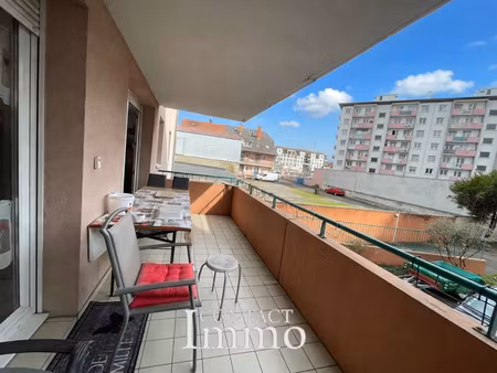 colmar  piscine aqualia  t4  terrasse   garage   loué