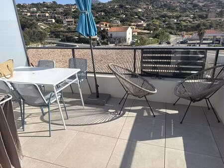 appartement propriano 2 pièce(s) 44 m2  terrasse  garage 20 m2 et place de parking privati