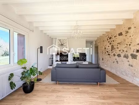 maison 3 chambres jardin et gite à rénover