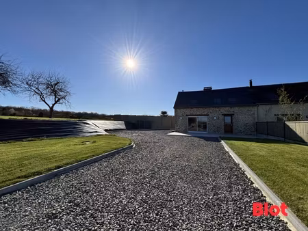 a louer - blot immobilier liffre - maison en pierres a la bouexiere - 2 chambres - meublee