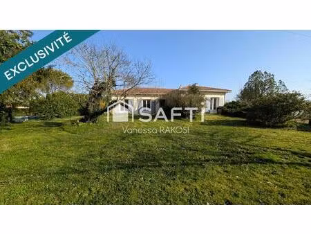 maison de plain pied 150 m² 3 chambres 5000 m² de jardin et 160 m² hangar