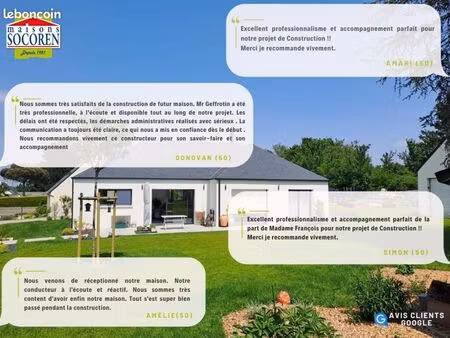 terrain 646 m² fierville les mines