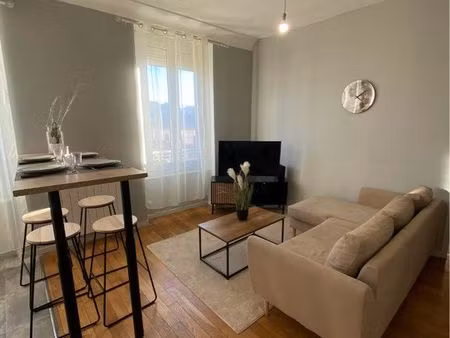 appartement meublé t3 – centre-ville / proche toutes commodités