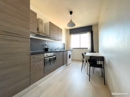 appartement t3 meuble - 69.13m² - lyon 8 - cave + box