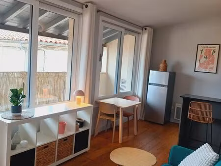 appartement t2 avec terrasse à étrenner