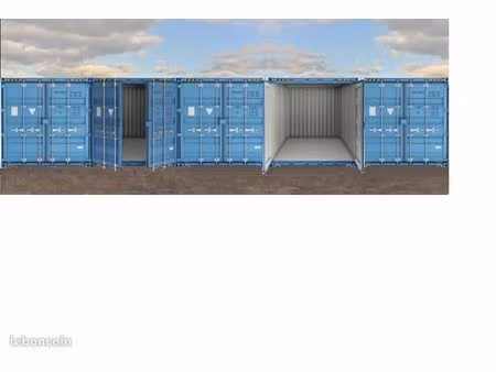 box de stockage en container - parc sécurisé