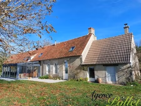 propriété 2640 m2 : maison restaurée  2 logements communicants  jardin