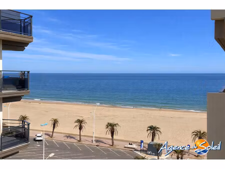 beau studio vue mer canet plage