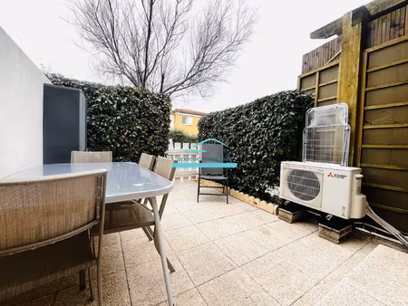 frontignan plage maison t3 avec parking et terrasse