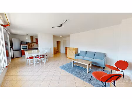 t4 meublé - 90.62m² avec terrasse et garage saint martin d'heres