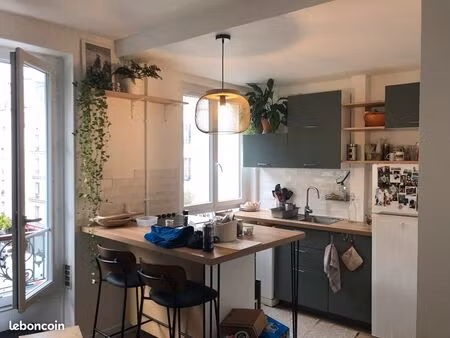 location t2 meublé 30 m² – rénové – lumineux – marx dormoy