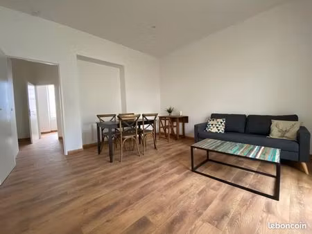 appartement 47m2 meublé - jardin 50m2 - cours edouard vaillant bordeaux