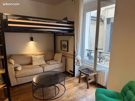 studio 23 m² – bail mobilité | paris 17ème — 1 100 /mois tout compris