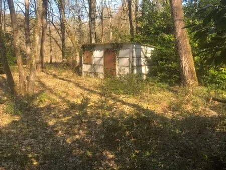 terrain clôturé 3000m2 avec abris 10m2 en pleine nature