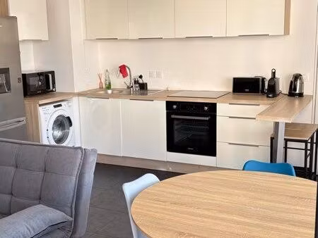 type 2 meublé 39 m2 grande terrasse quartier bas petit juas 06400 cannes