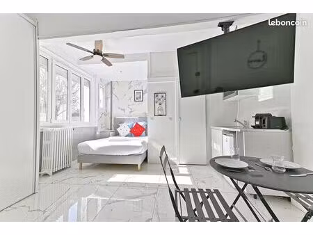 ◊ studio meublé 4 couchages – refait à neuf – les lilas -