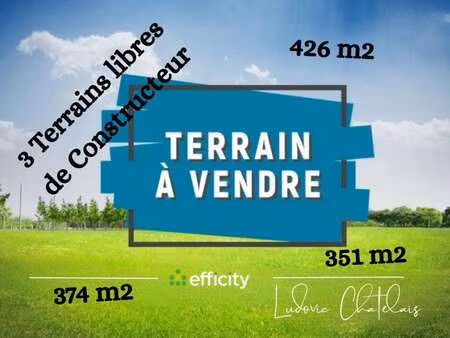 vente terrain à brie (35150) : à vendre / 351m² brie