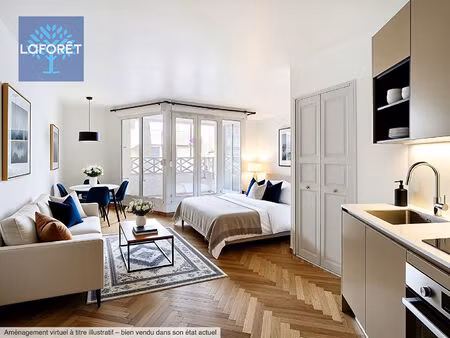 appartement montigny-le-bretonneux - grand studio 41.24m² - place de parking et cave