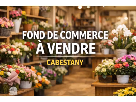 fonds de commerce fleuriste cabestany