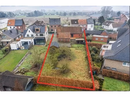 verkaveld stuk bouwgrond voor 2 loten te koop in waregem